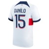 Maglia Paris Saint-Germain Danilo 15 Trasferta Divisa 2023-24